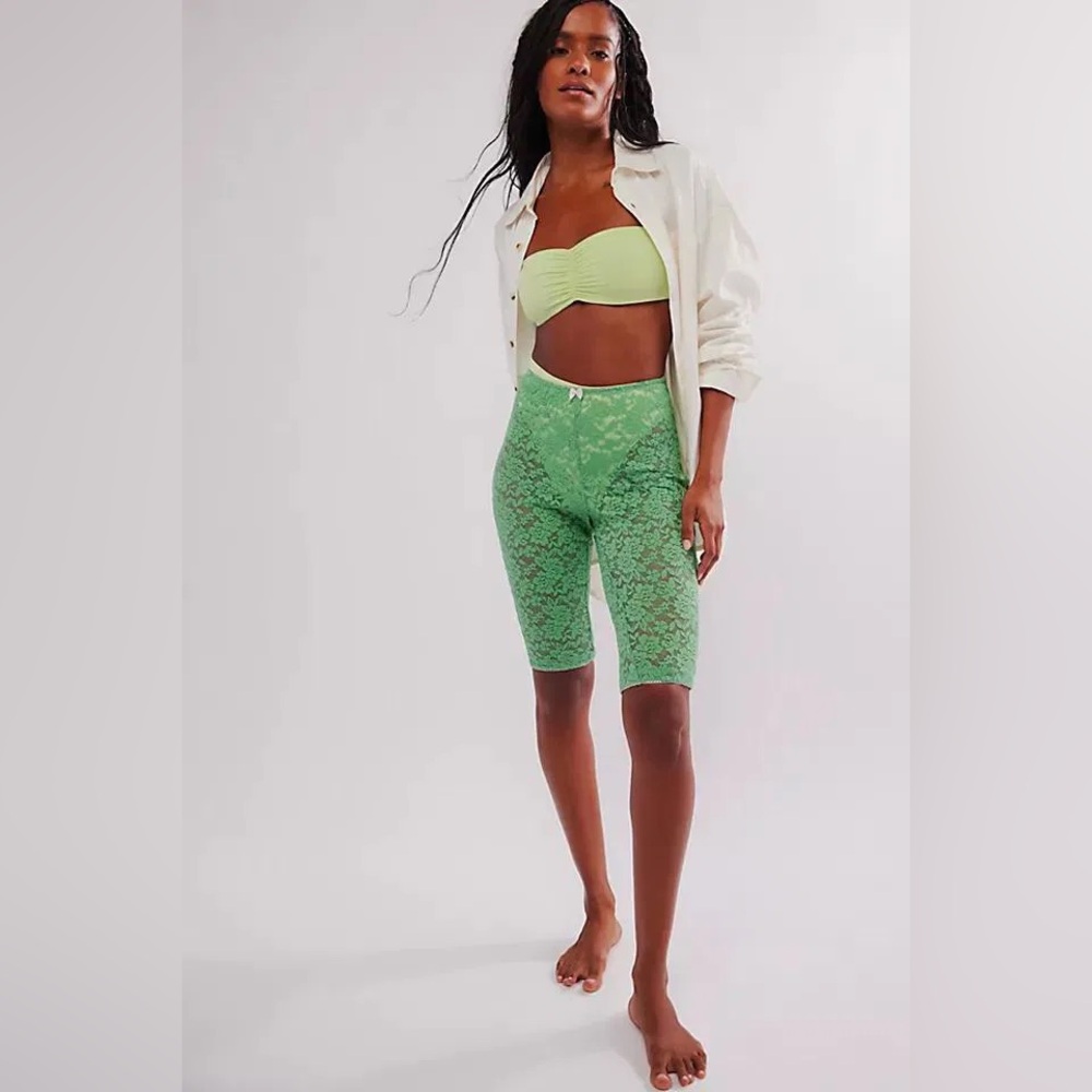 NWT! FP Free People All Day Lace Capris Sz XS - Picture 5 of 6